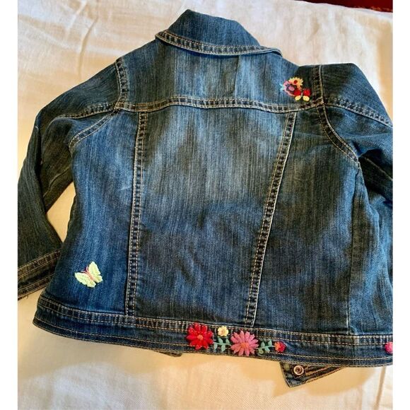 Old Navy Snap Embroidered Jean Jacket - Picture 2 of 6